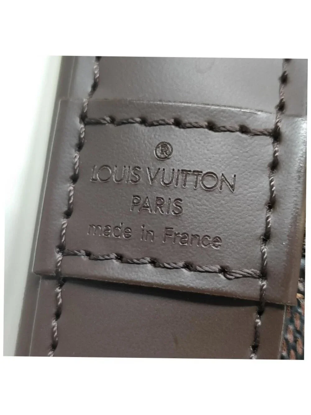 Authentic Louis Vuitton Alma Damier Ebene Handbag